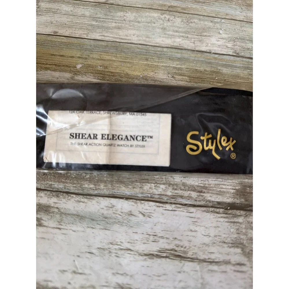 Vintage Stylex Shear Elegance Barber Pole Quartz Watch Hong Kong 8.25" NOS - Picture 5 of 13